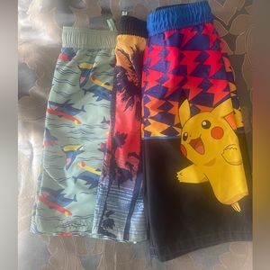 Lot of (3) boys swim trunks